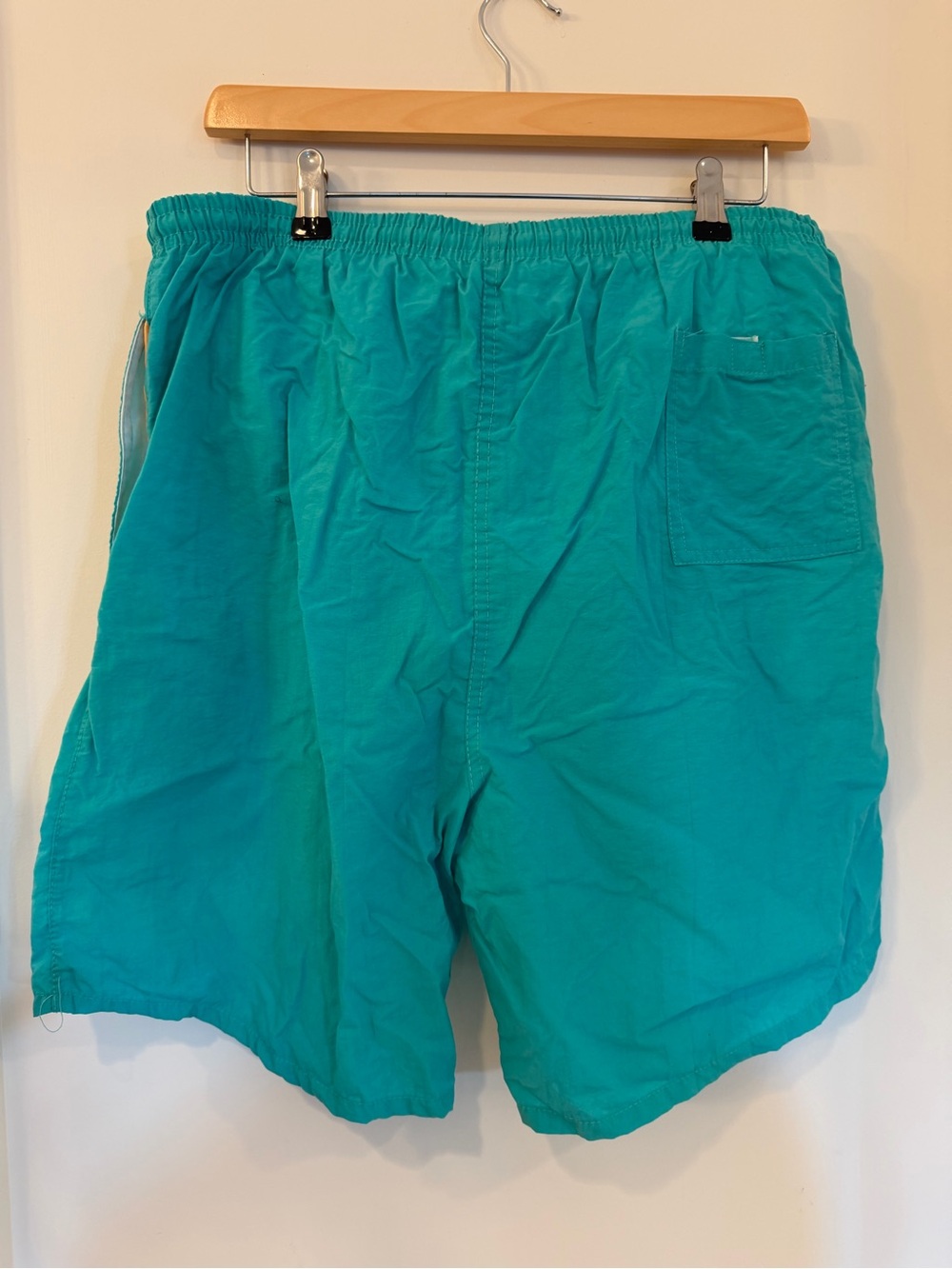 Bugle Boy Teal Swim Shorts original 1990’s vintage - Picture 2 of 5